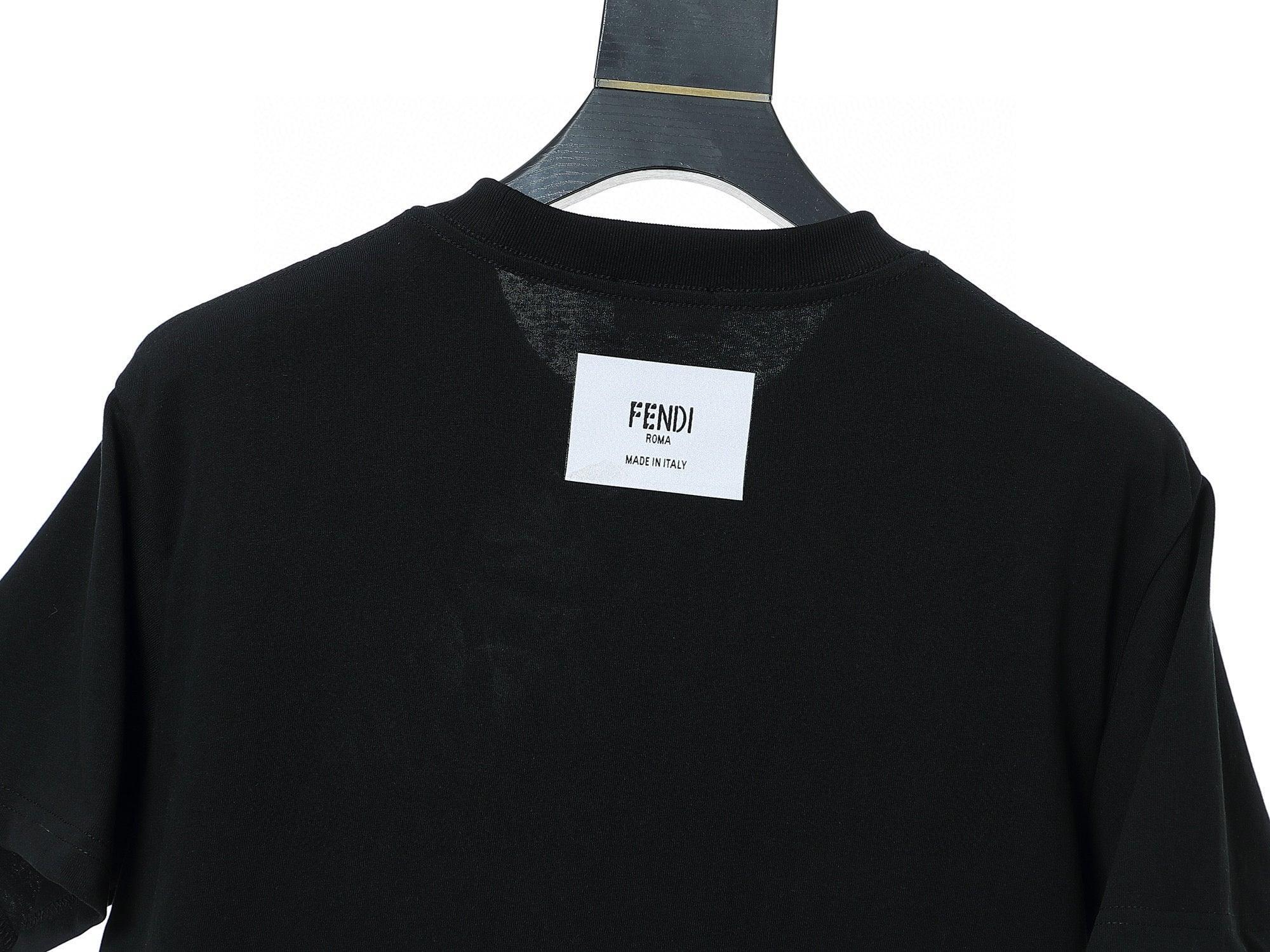 Fendi T-Shirt without Collar 'Black' Banlieue91