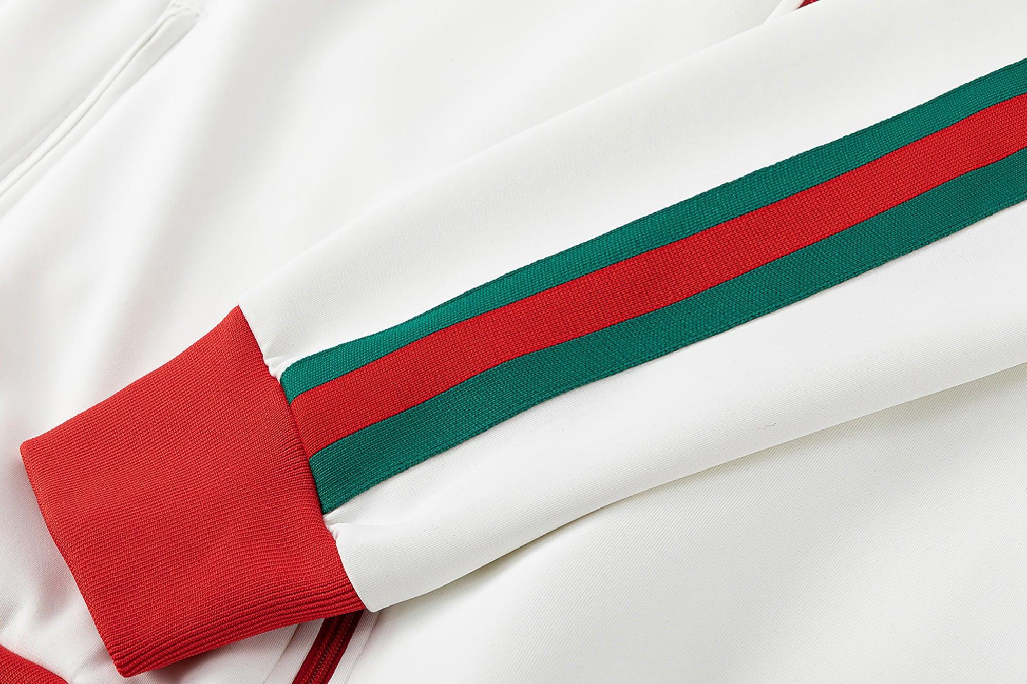 Gucci x adidas Cotton Jersey Jacket White Banlieue91