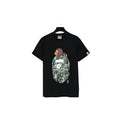 Bathing Ape Black T-Shirt without Collar Banlieue91