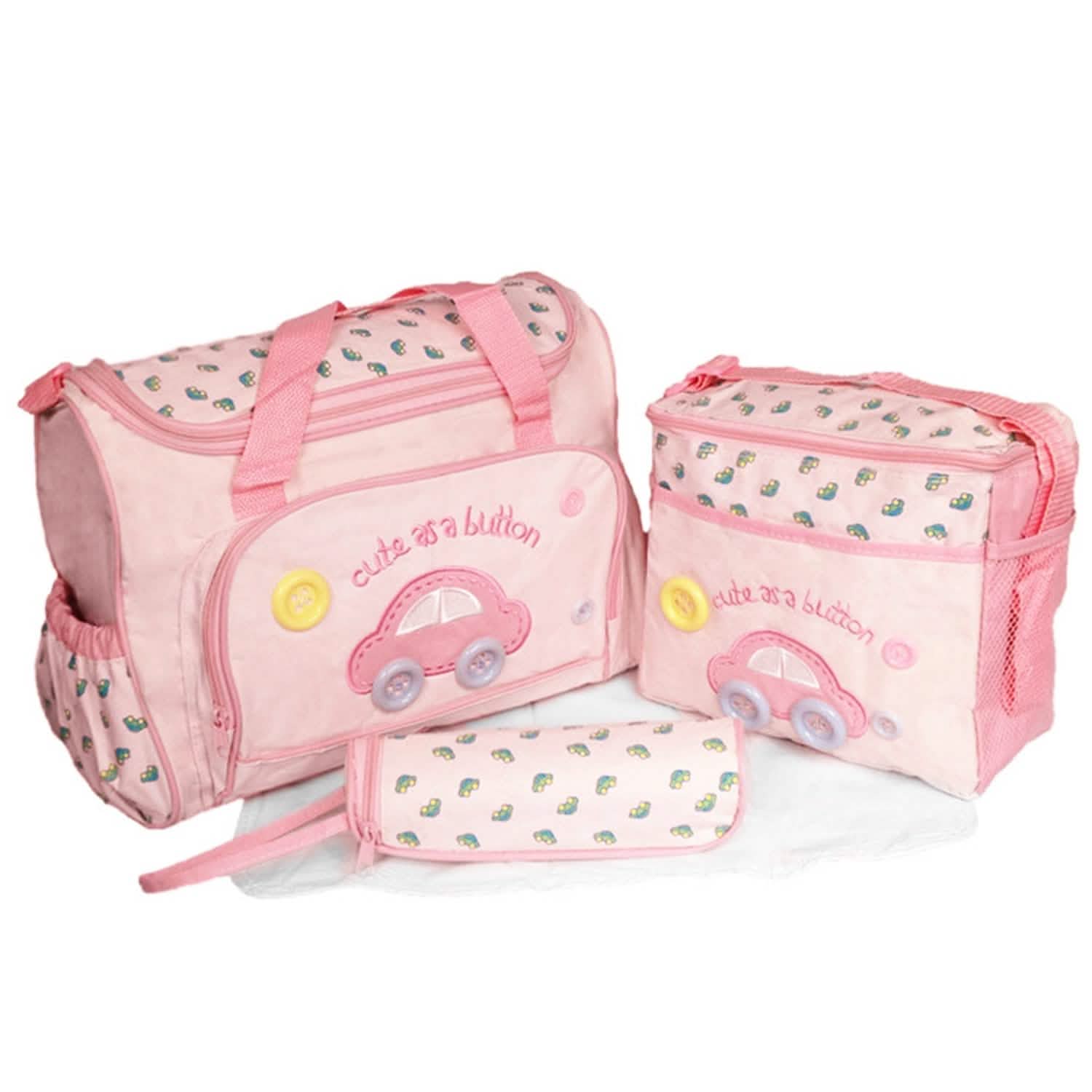 4-Piece: Baby Diaper Tote Bag Set DailySale