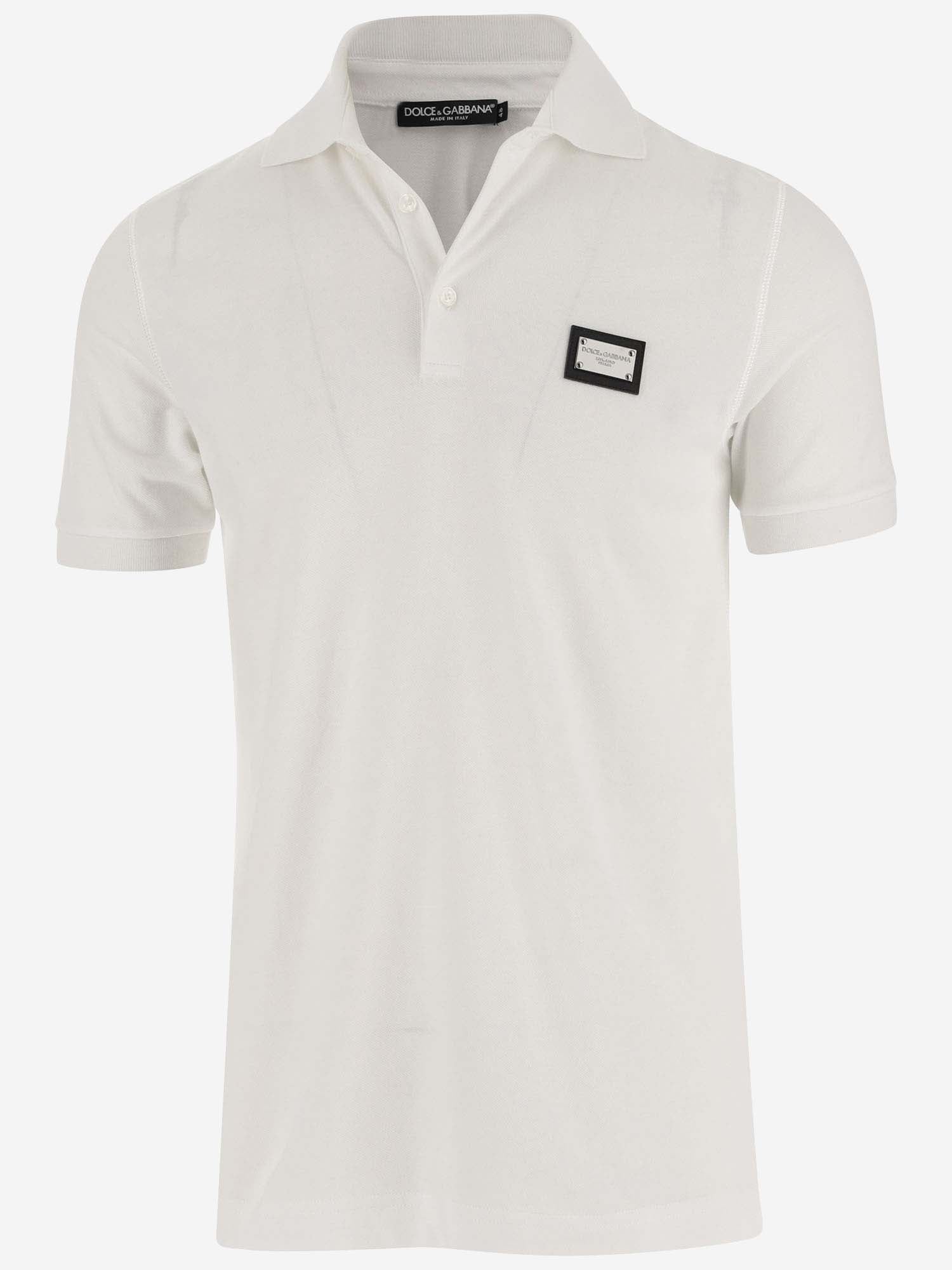 Dolce & Gabbana Cotton Polo Shirt With Logo