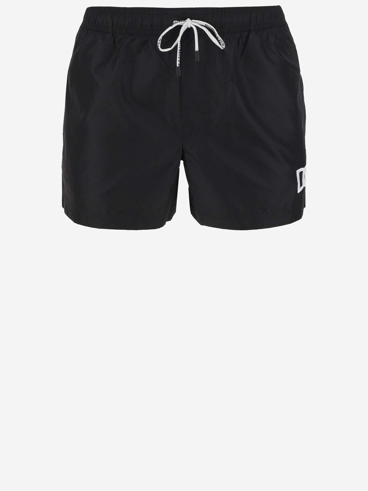 Dolce & Gabbana Nylon Swimsuit With Logo
