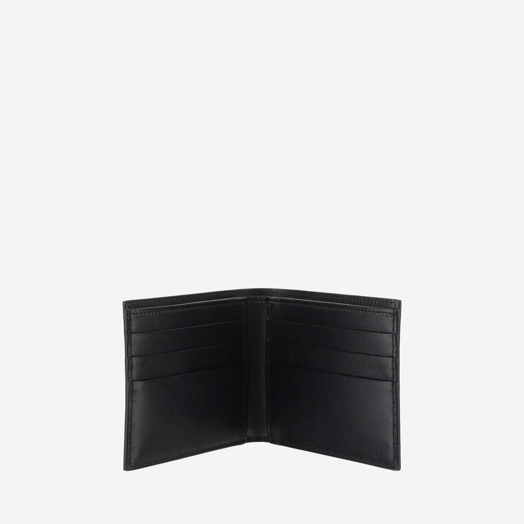 Dolce & Gabbana Calfskin Bifold Wallet With Logo