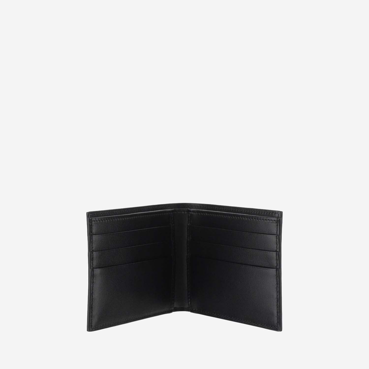 Dolce & Gabbana Calfskin Bifold Wallet With Logo
