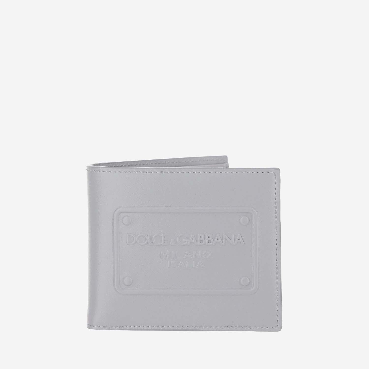 Dolce & Gabbana Calfskin Leather Bifold Wallet