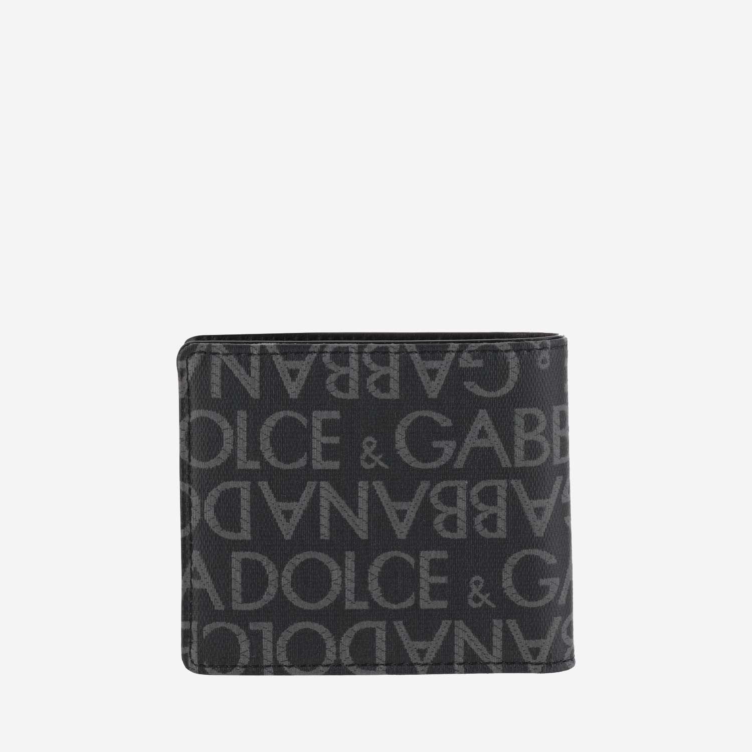 Dolce & Gabbana All Over Monogrammed Wallet