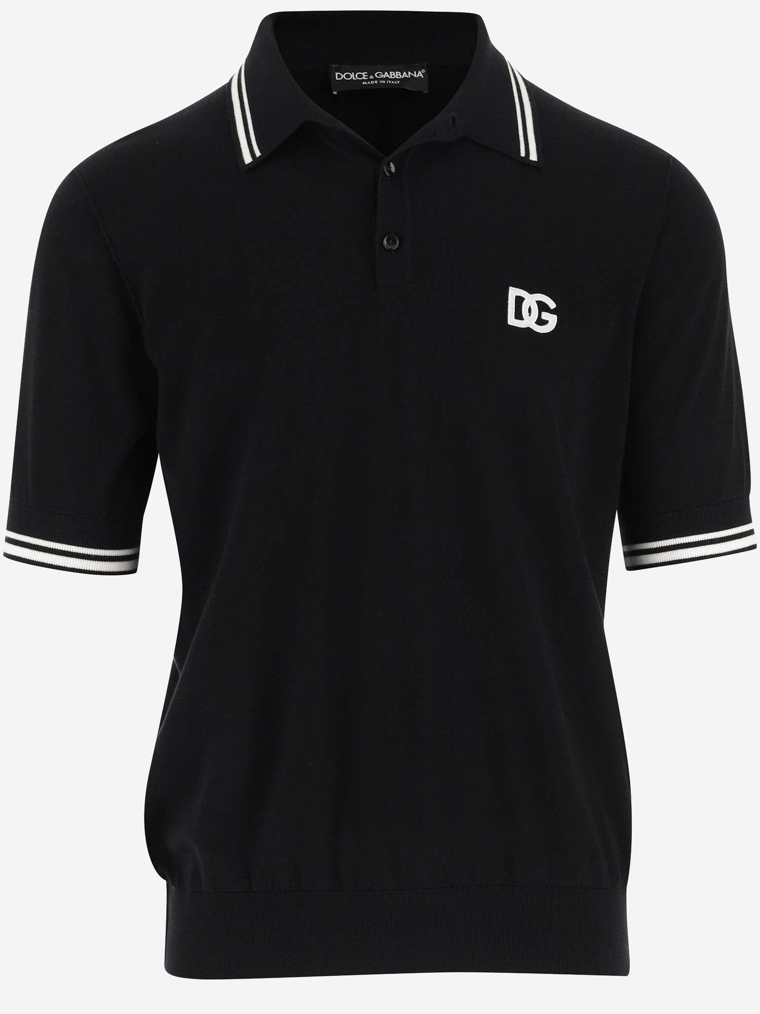 Dolce & Gabbana Cotton Polo Shirt With Logo