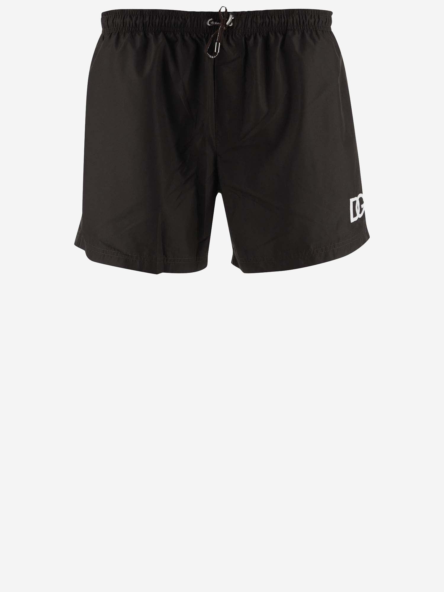 Dolce & Gabbana Nylon Swimsuit With Logo