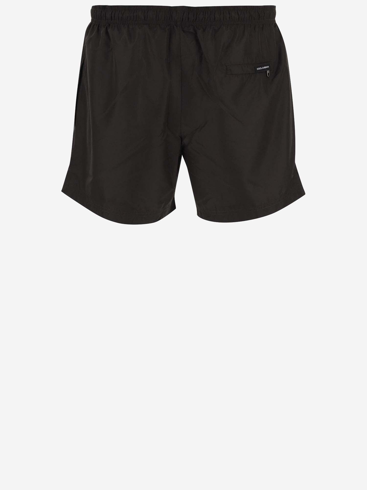 Dolce & Gabbana Nylon Swimsuit With Logo