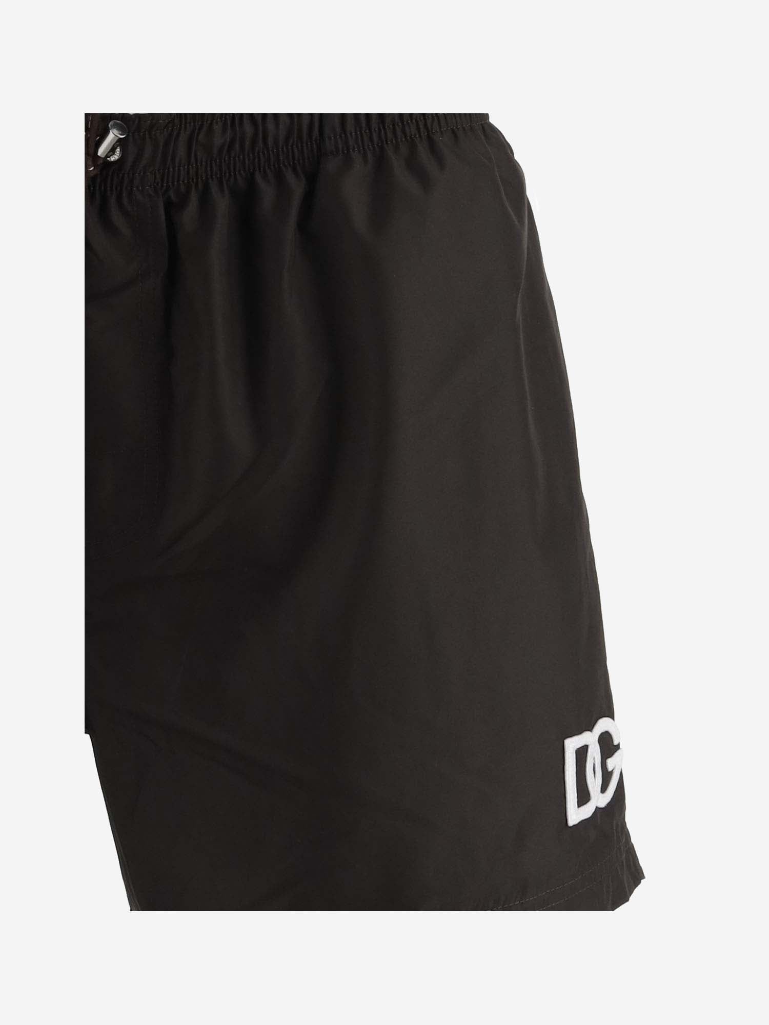 Dolce & Gabbana Nylon Swimsuit With Logo