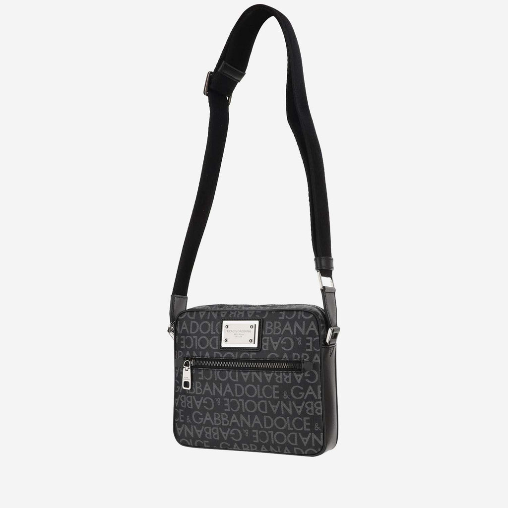 Dolce & Gabbana Coated Jacquard Shoulder Bag