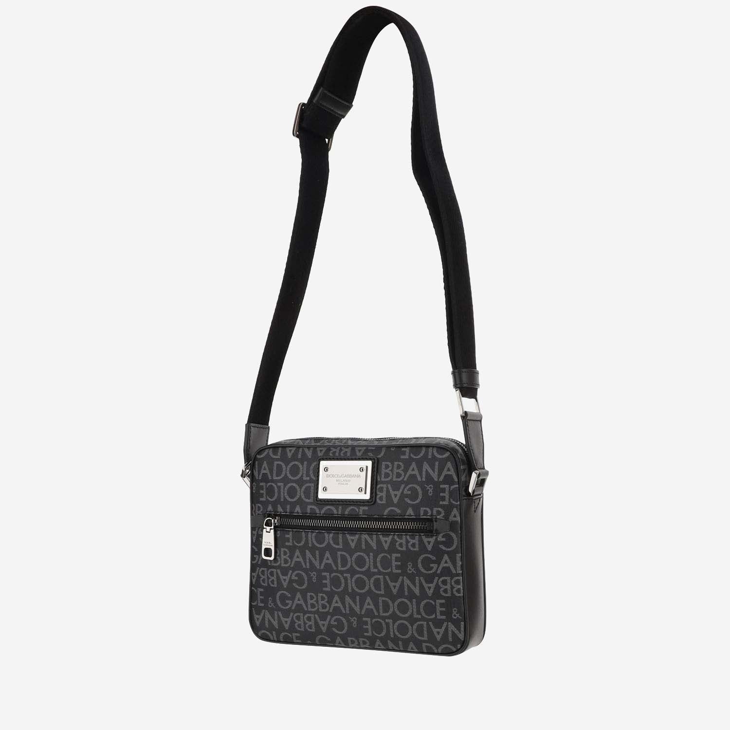 Dolce & Gabbana Coated Jacquard Shoulder Bag