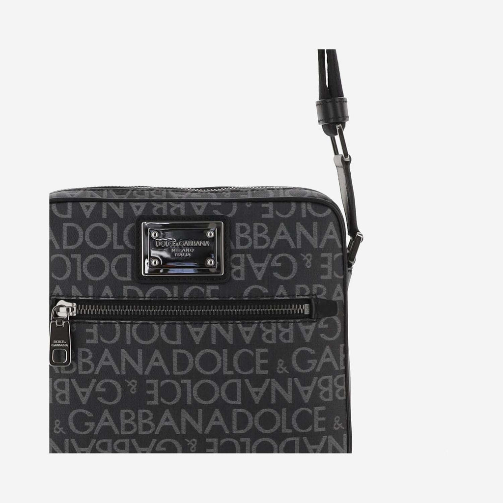 Dolce & Gabbana Coated Jacquard Shoulder Bag