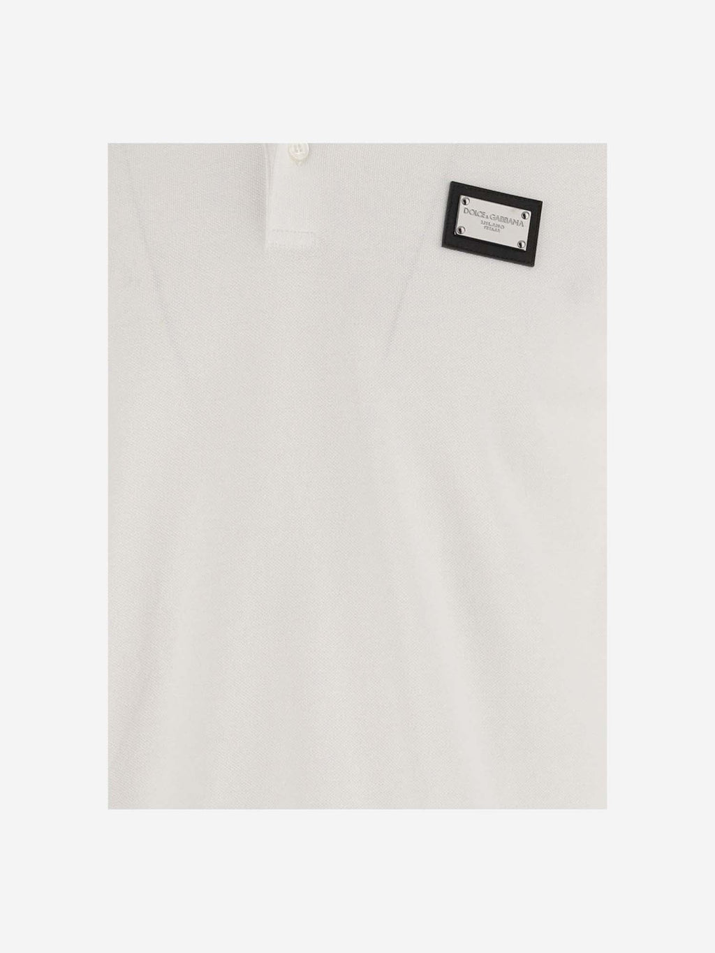 Dolce & Gabbana Cotton Polo Shirt With Logo