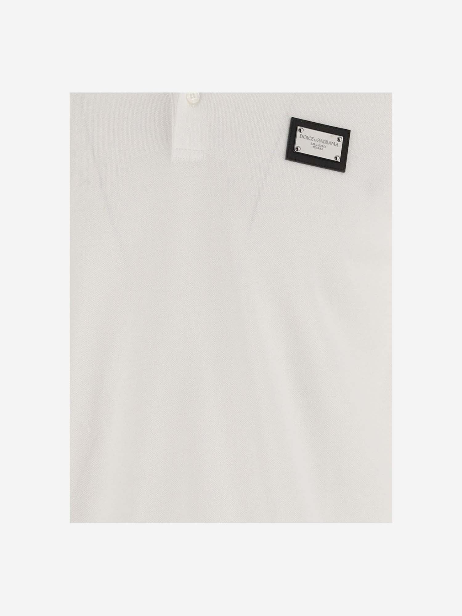 Dolce & Gabbana Cotton Polo Shirt With Logo