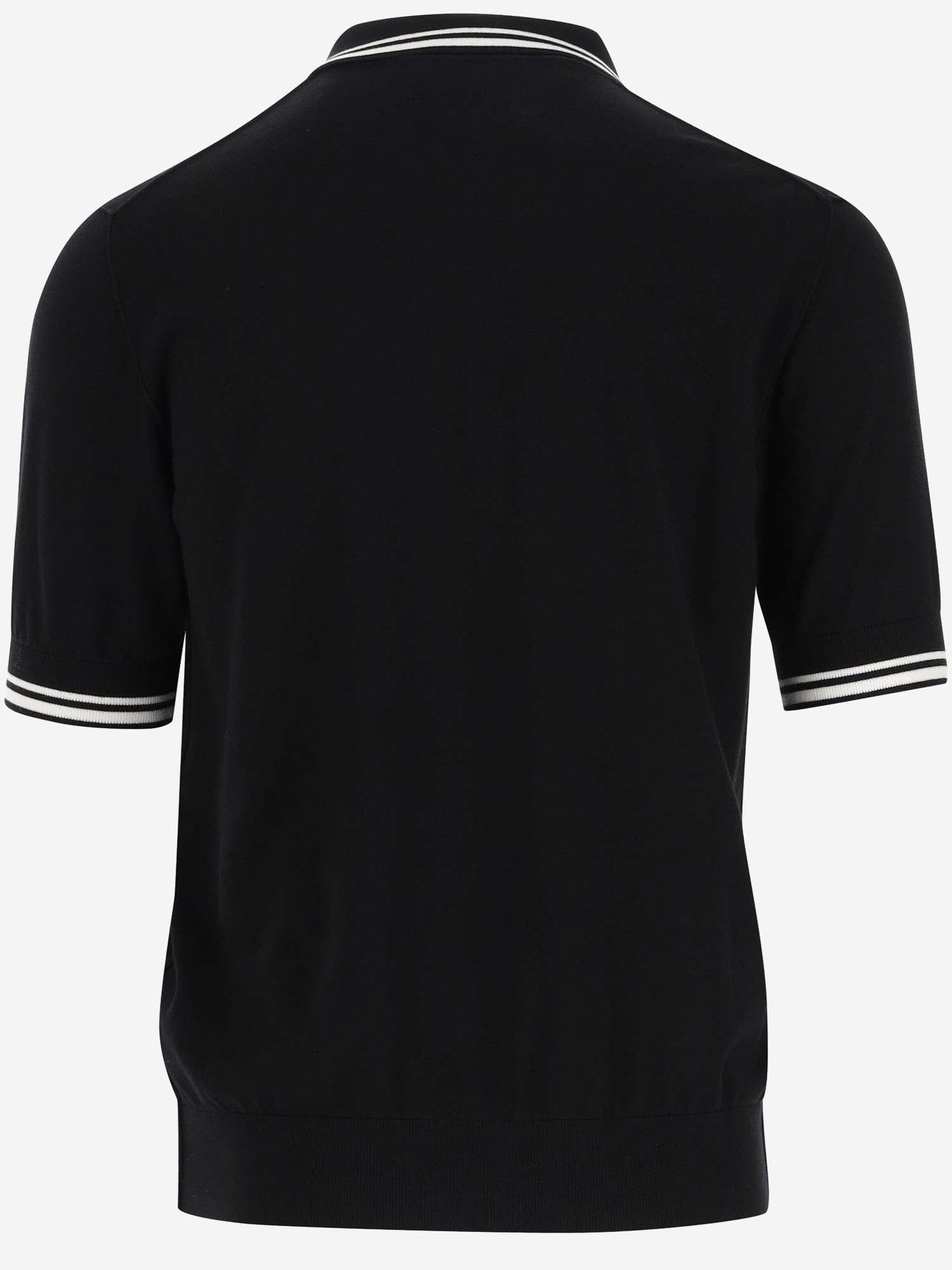 Dolce & Gabbana Cotton Polo Shirt With Logo