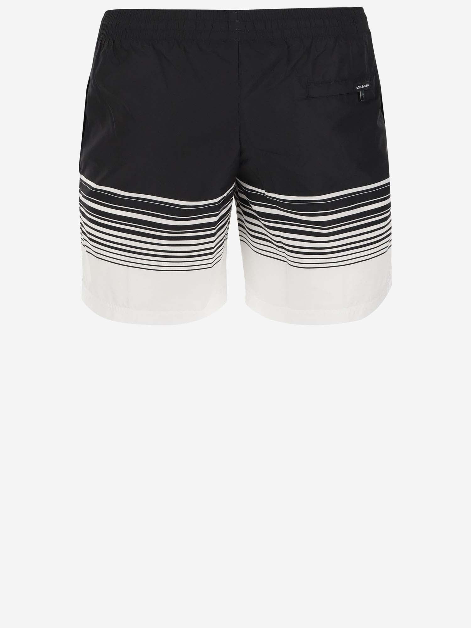 Dolce & Gabbana Nylon Swimsuit With Logo