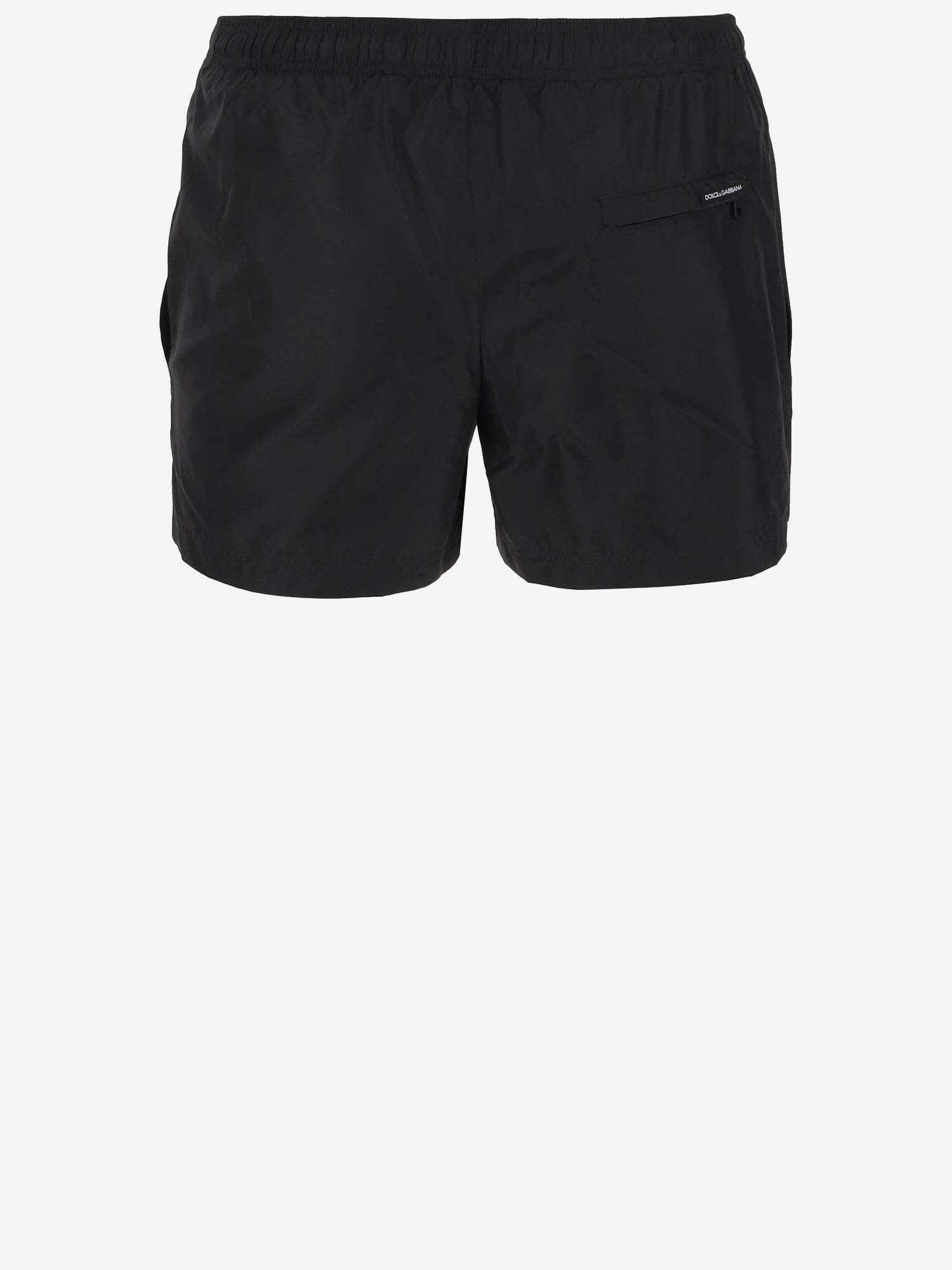 Dolce & Gabbana Nylon Swimsuit With Logo