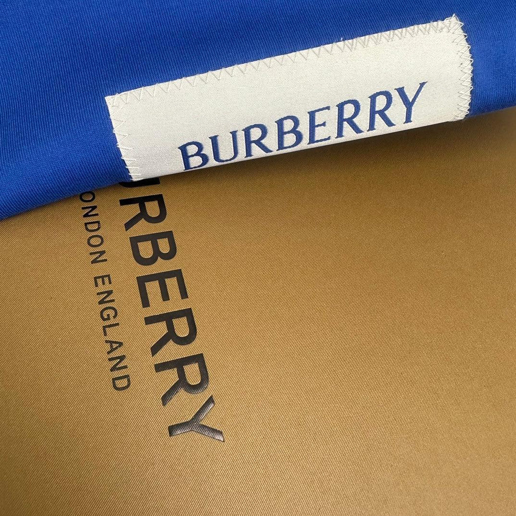 Burberry Blue T-Shirt Without Collar Banlieue91