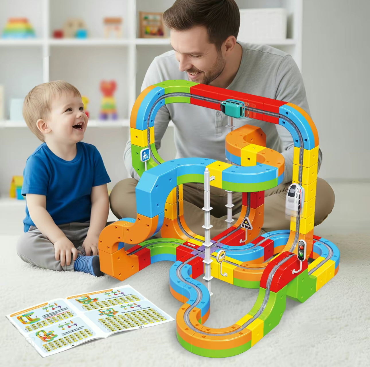 TrackBlaze Flex Train Set