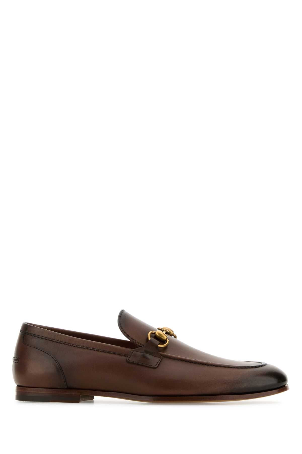 GUCCI Two-Tone Leather Loafers for Men Banlieue91