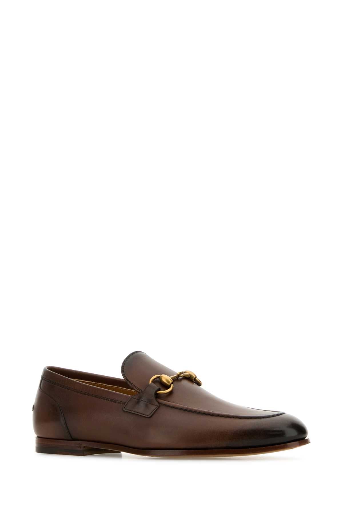 GUCCI Two-Tone Leather Loafers for Men Banlieue91
