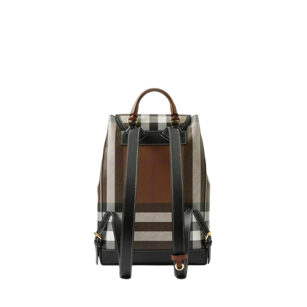 Burberry Medium Check Coated Canvas Backpack Banlieue91