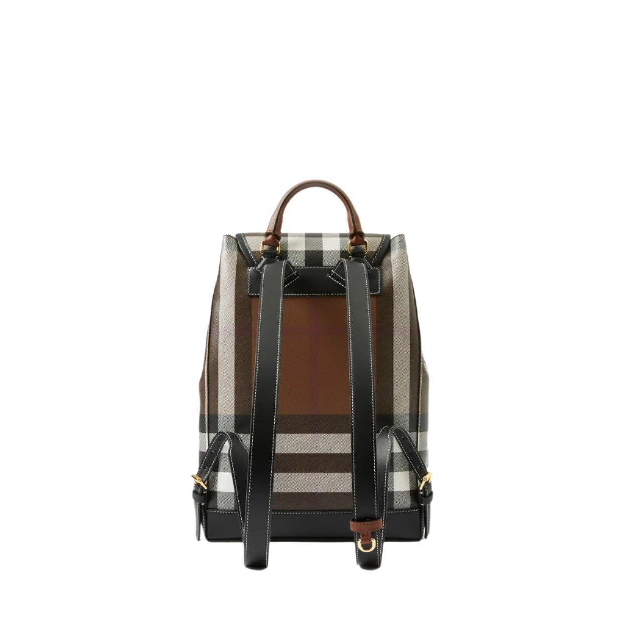 Burberry Medium Check Coated Canvas Backpack Banlieue91