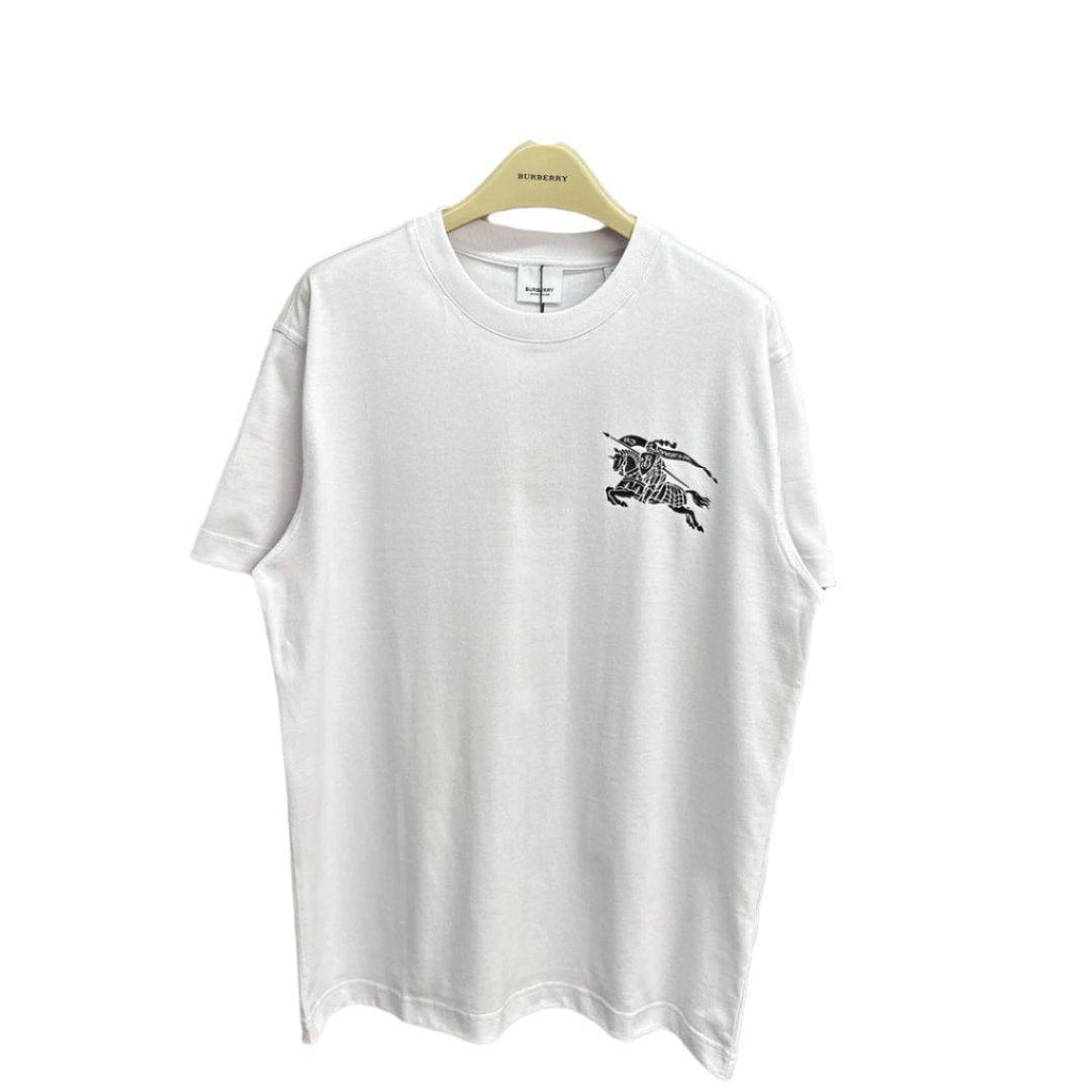Burberry White T-Shirt Without Collar Banlieue91