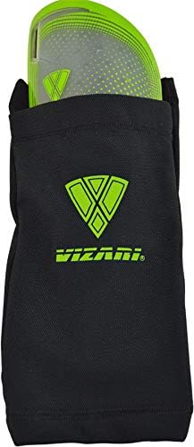 Vizari Atletico Soccer Shin Guards with Compression Pocket Sleeve – Green/Grey Vizari Sports