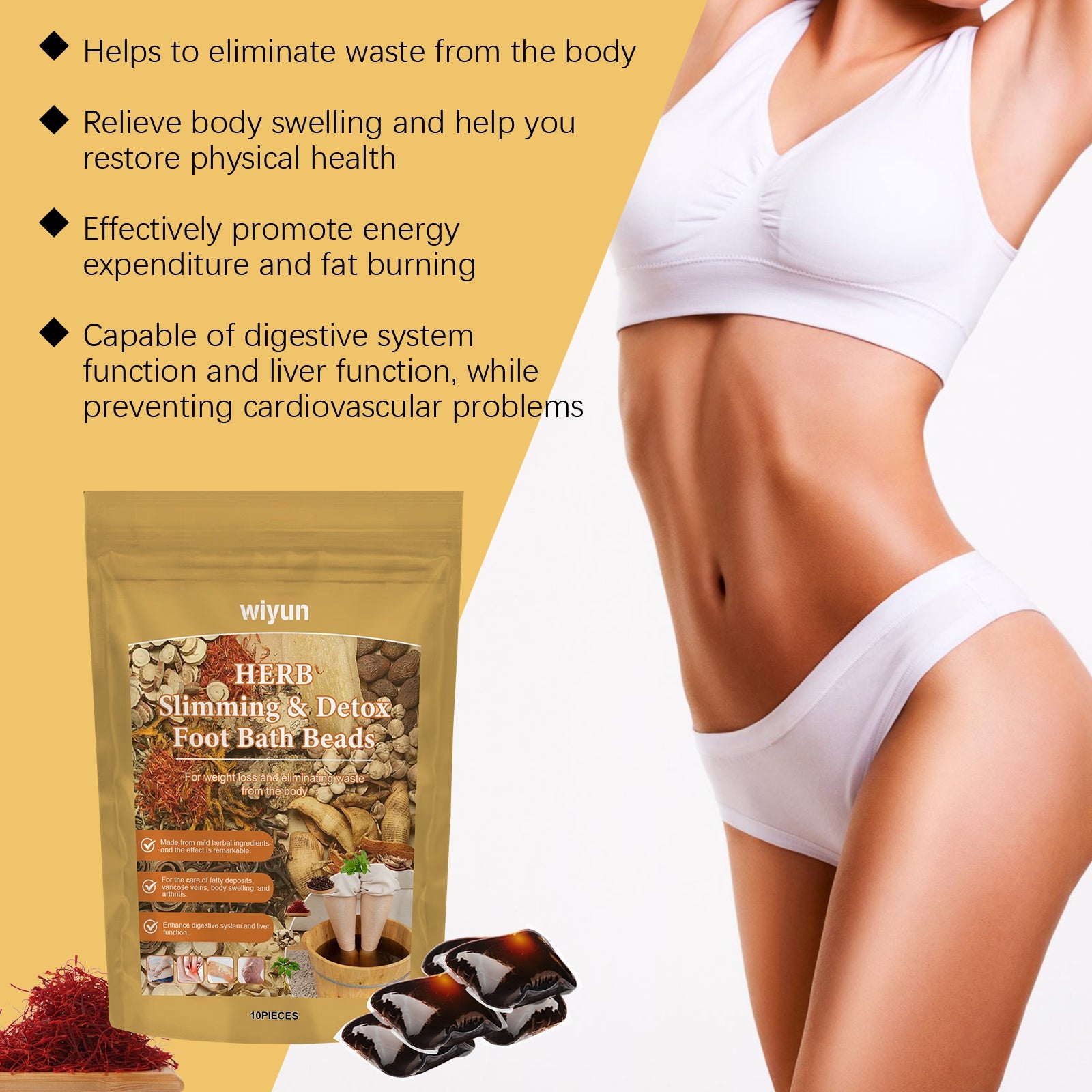 Herbal Foot Bath Beads Foot Bath Beads Leg Daily Care Nourishing Foot Body Repair Foot Bath Beads