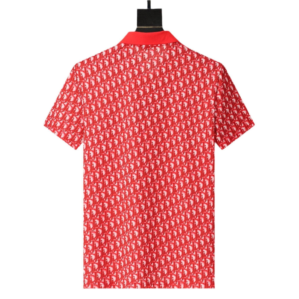 Dior Red T-Shirt With Collar Banlieue91