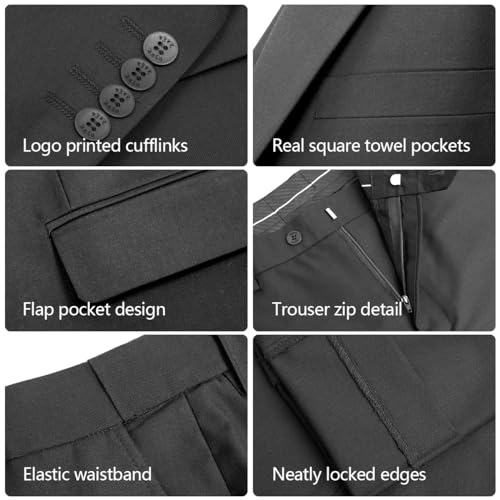WYWK Men's Classic 2-piece Formal Suit WYWK