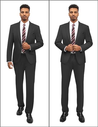 WYWK Men's Classic 2-piece Formal Suit WYWK