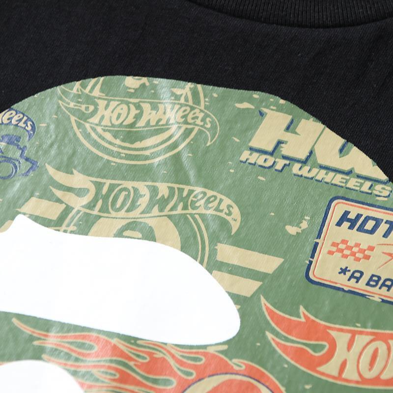BAPE X HOT WHEELS APE HEAD TEE Black T-Shirt Banlieue91