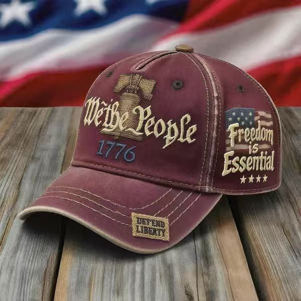 Women's Embroidered Cotton Baseball Cap | Retro Letter Style FitiqueFit