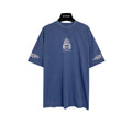Balenciaga Light Blue T-Shirt Without Collar Banlieue91