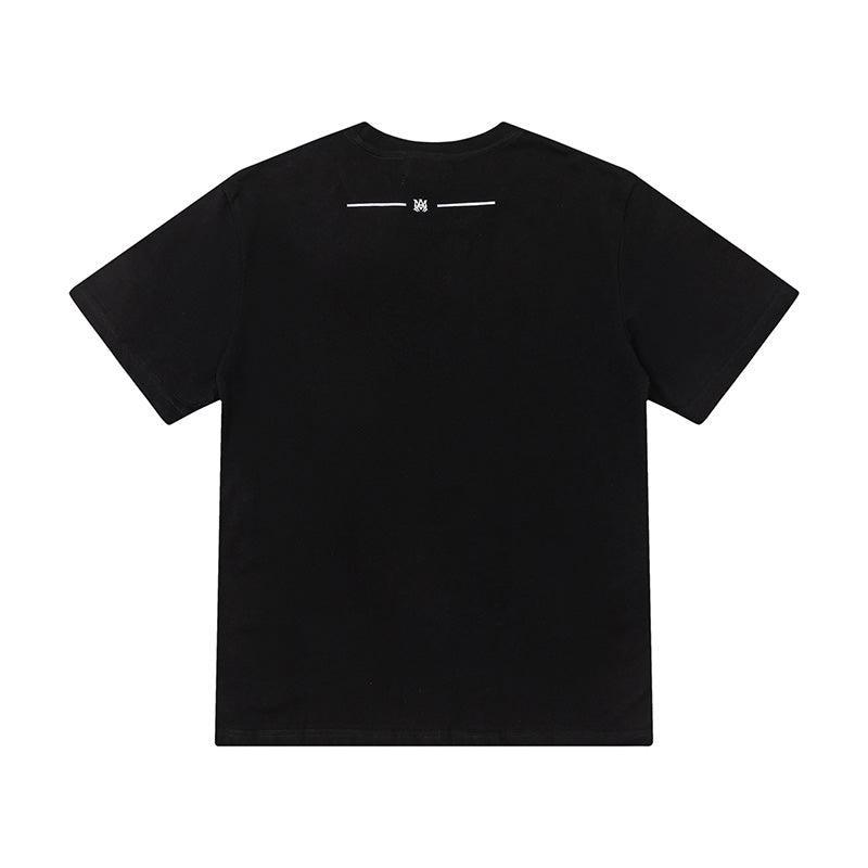 Amiri Black T-Shirt Without Collar Banlieue91