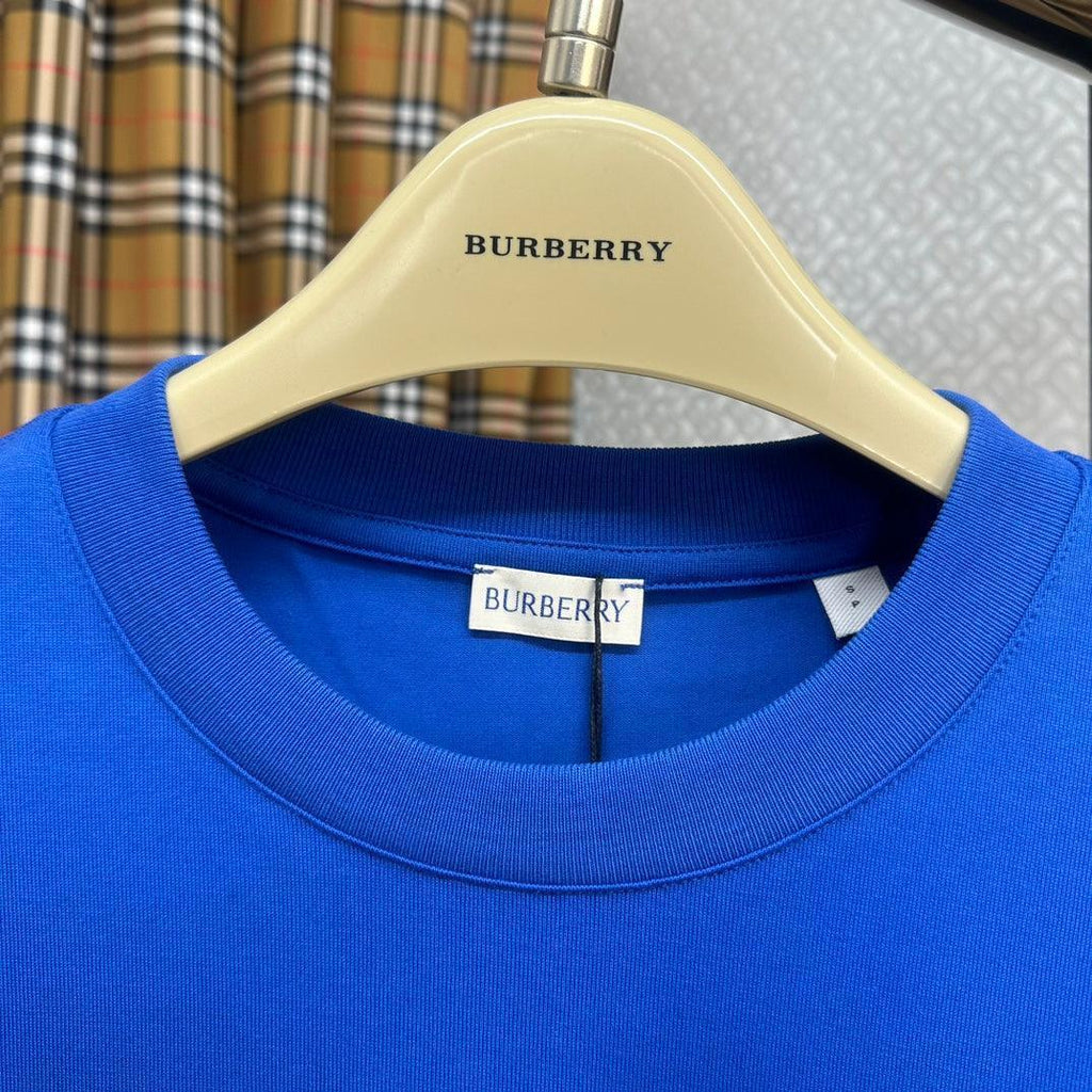 Burberry Blue T-Shirt Without Collar Banlieue91