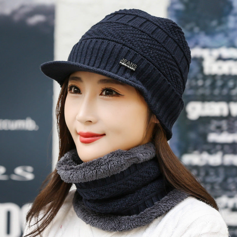 Women’s Fleece-Lined Knit Wool Cap | Winter Warm Hat FitiqueFit