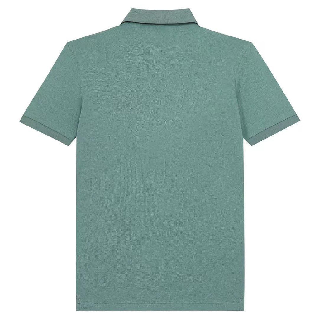 Burberry Light Green T-Shirt With Collar Banlieue91