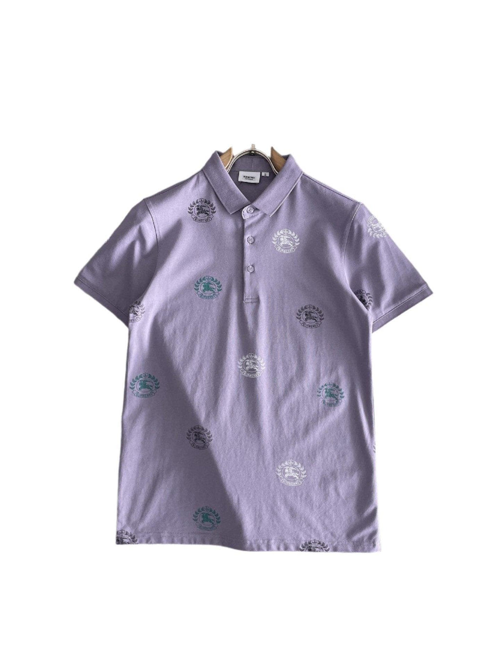 Burberry Light Purple T-Shirt With Collar Banlieue91