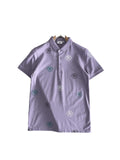 Burberry Light Purple T-Shirt With Collar Banlieue91