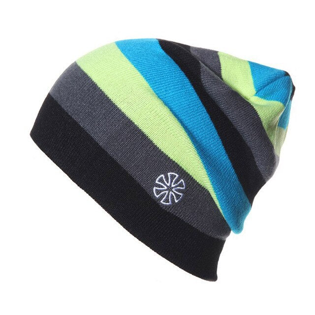 Outdoor Beanies Cap Casual Striped Knitted Hat Headwear Snowboarding Skiing Skating Cycling Apparel Accessories V.I.P Digital Presence