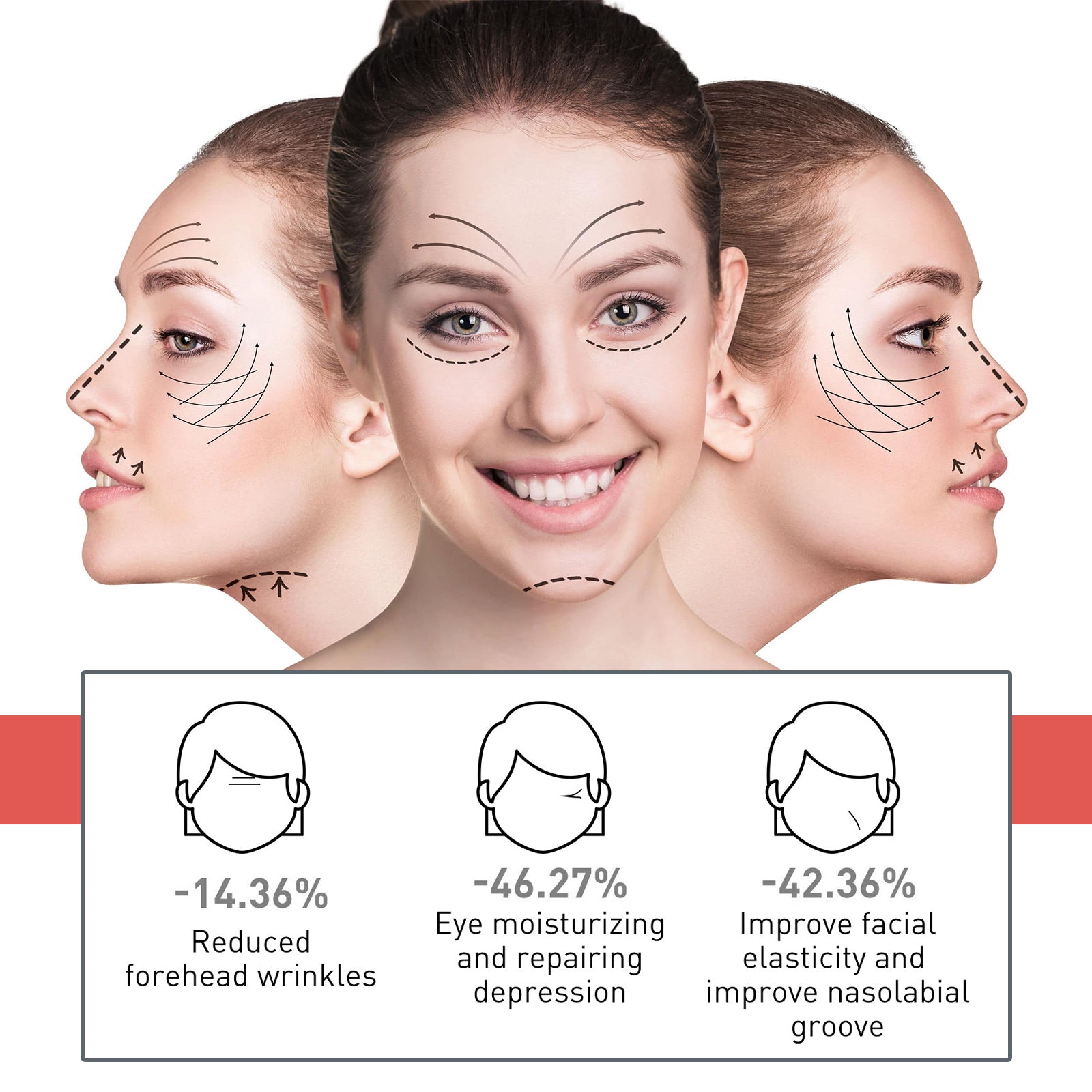 Anti-Aging Cream, Reduces Fine Lines On The Face With Line Repair, Firming And Moisturizing Skin Anti-Wrinkle Cream