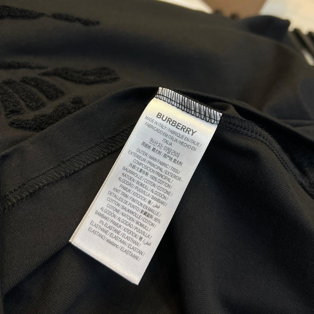Burberry T-Shirt Without Collar 'Black' Banlieue91