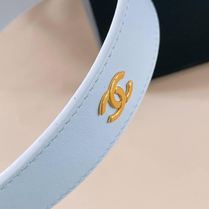 Chanel Women Logo Banding Belt 'White' Banlieue91