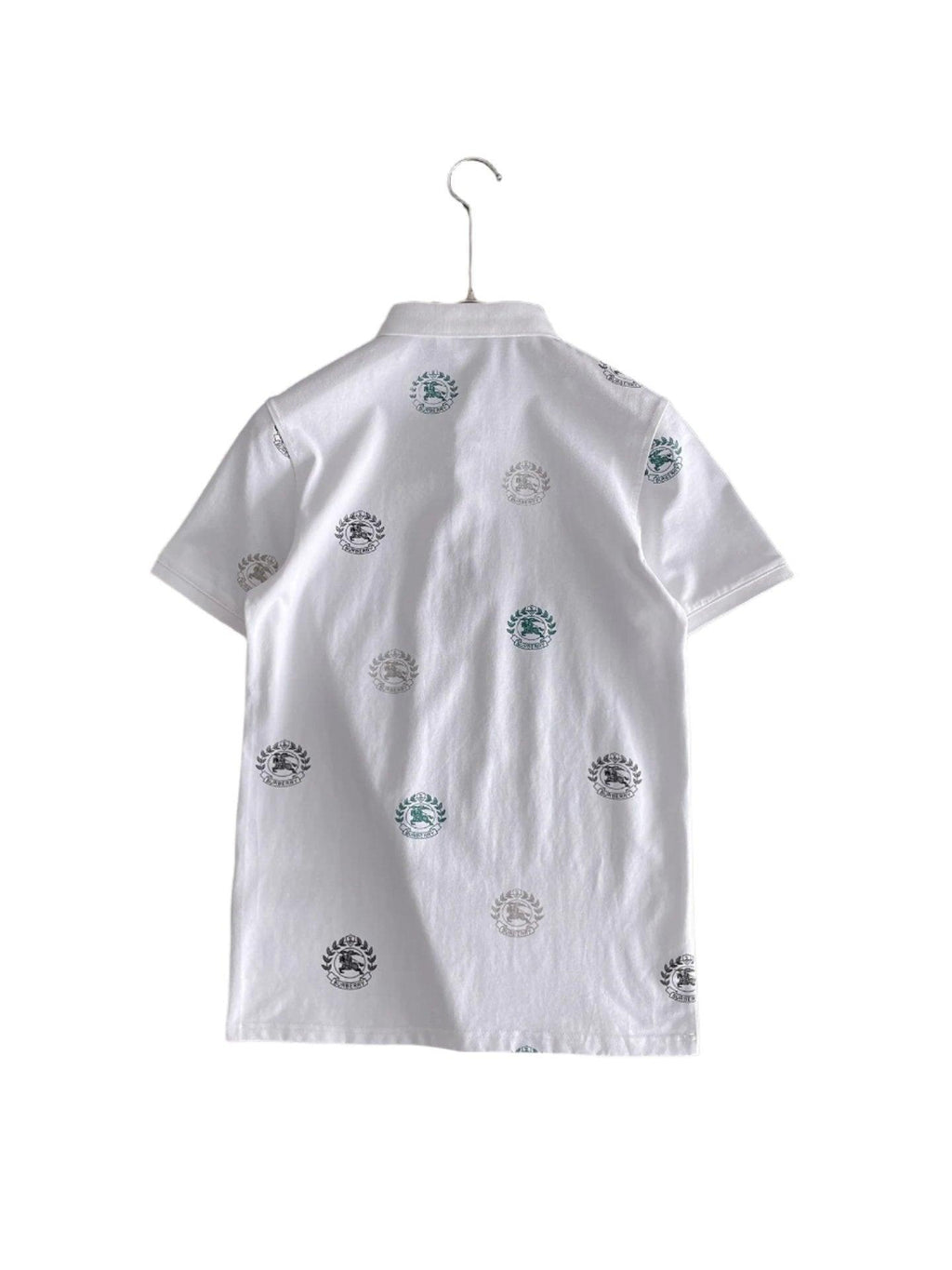Burberry White T-Shirt With Collar Banlieue91