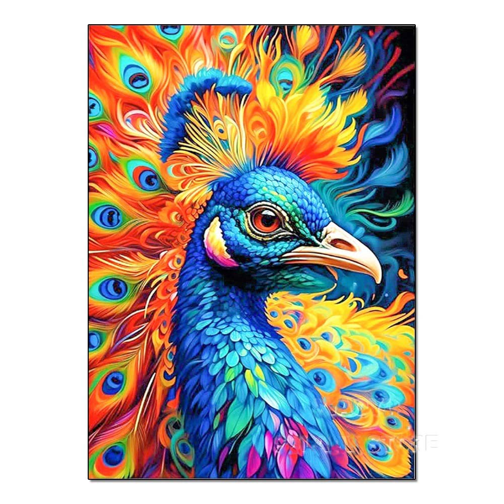 DIY Handmade Diamond Painting With Colorful Animals And Full Diamonds Perfecsy