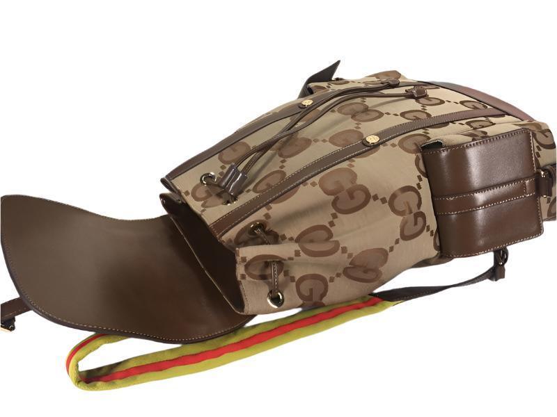 Gucci Backpack with Jumbo GGCamel/Ebony Banlieue91